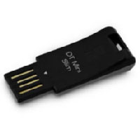 Kingston 8GB USB flash drive - Black (DTMS/8GB)
